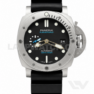 Panerai Submersible 42mm Black Dial Stainless Steel
