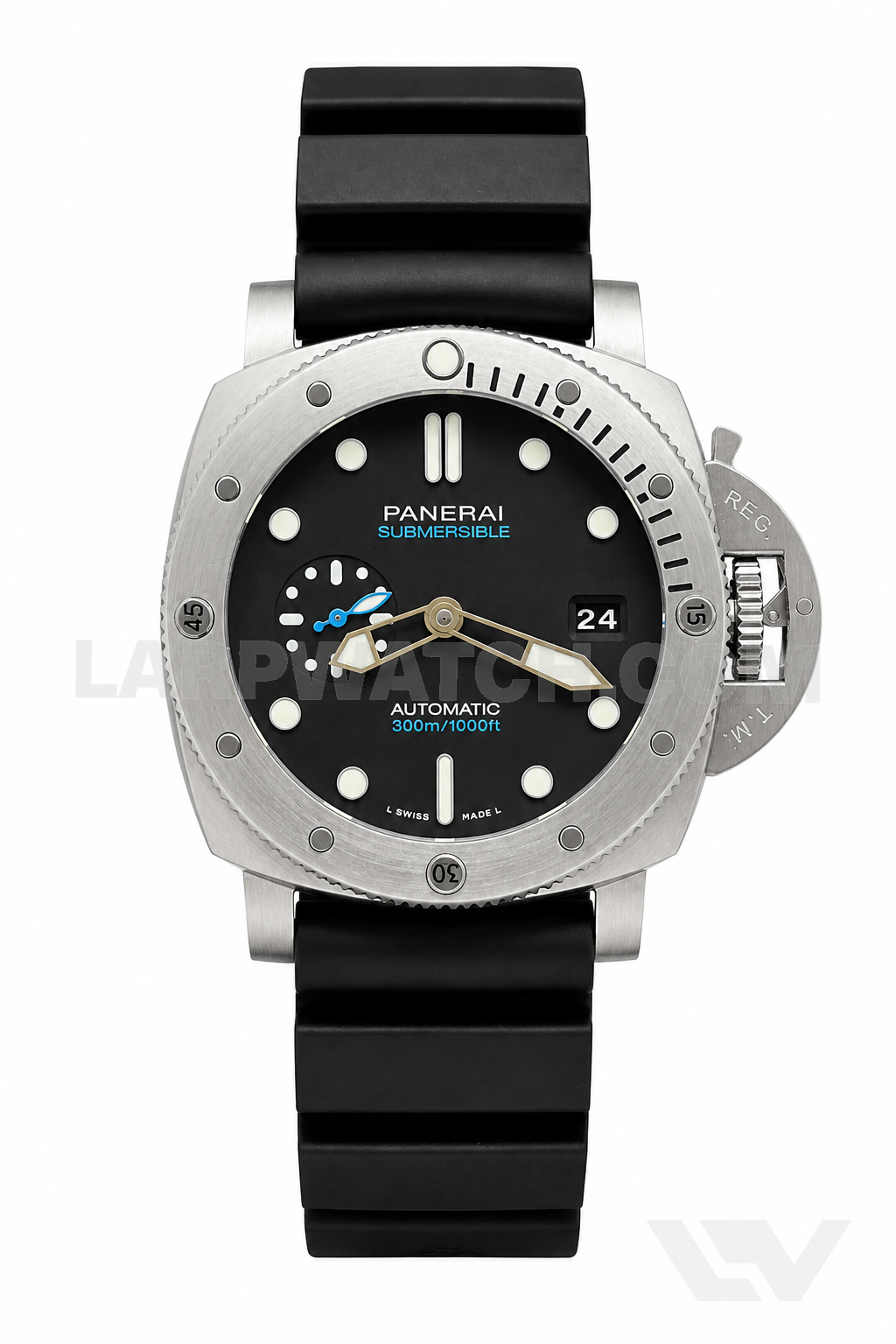 Panerai Submersible 42mm Black Dial Stainless Steel
