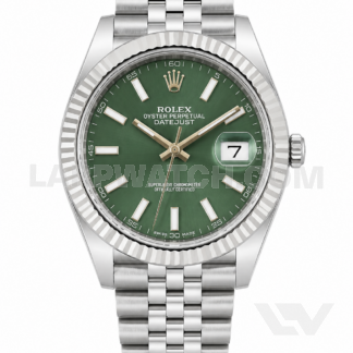 Rolex Datejust 41mm Green Dial Stainless Steel