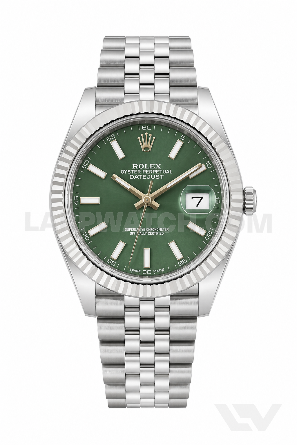 Rolex Datejust 41mm Green Dial Stainless Steel