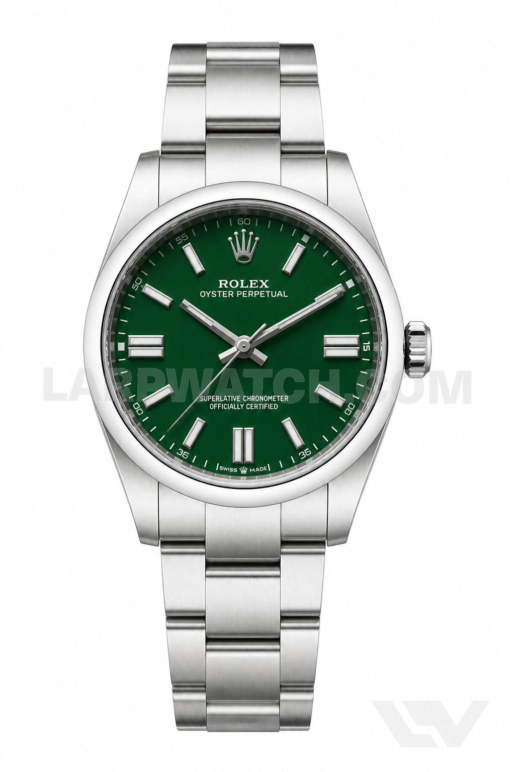 Rolex Oyster Perpetual 36mm Green Dial Stainless Steel