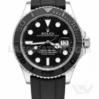 Rolex Yacht-Master 42mm Black Dial Rubber Strap