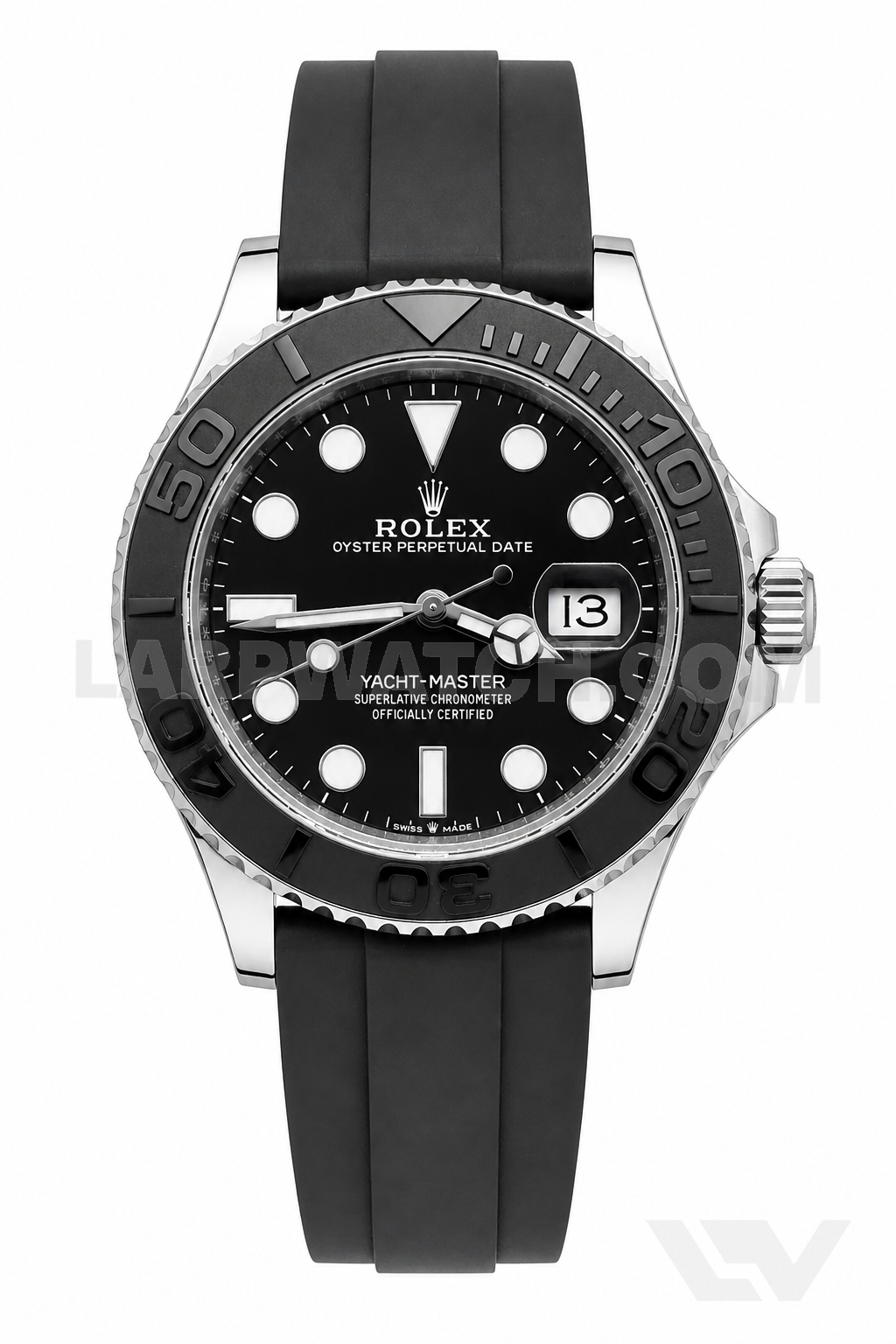 Rolex Yacht-Master 42mm Black Dial Rubber Strap
